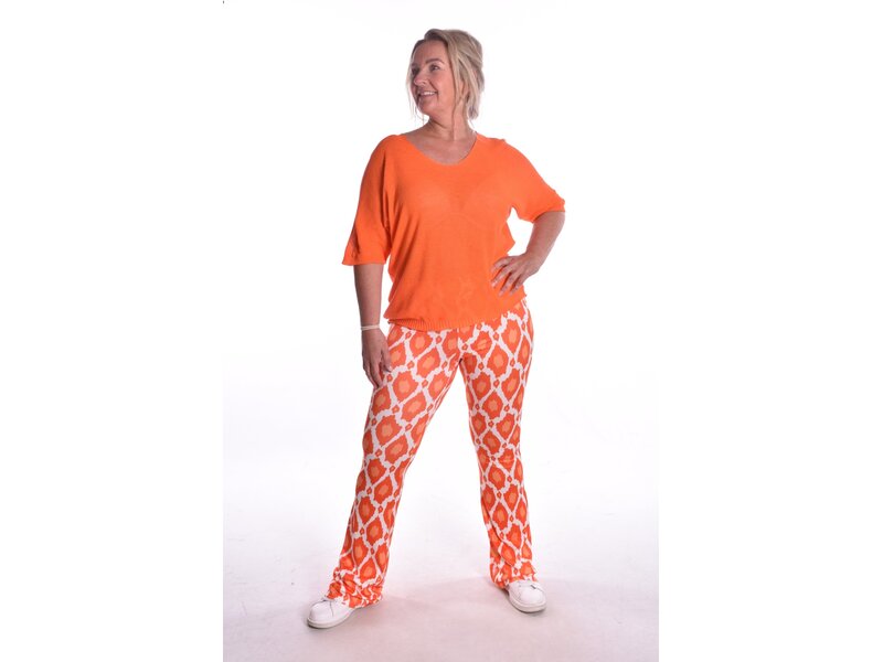 Broek Soft Flared - Oranje