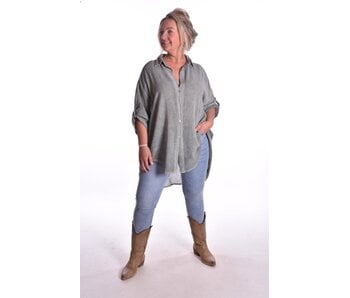 Oversized Blouse - Legergroen