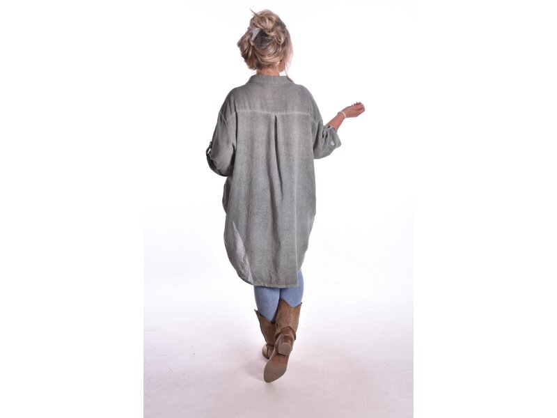 Oversized Blouse - Legergroen