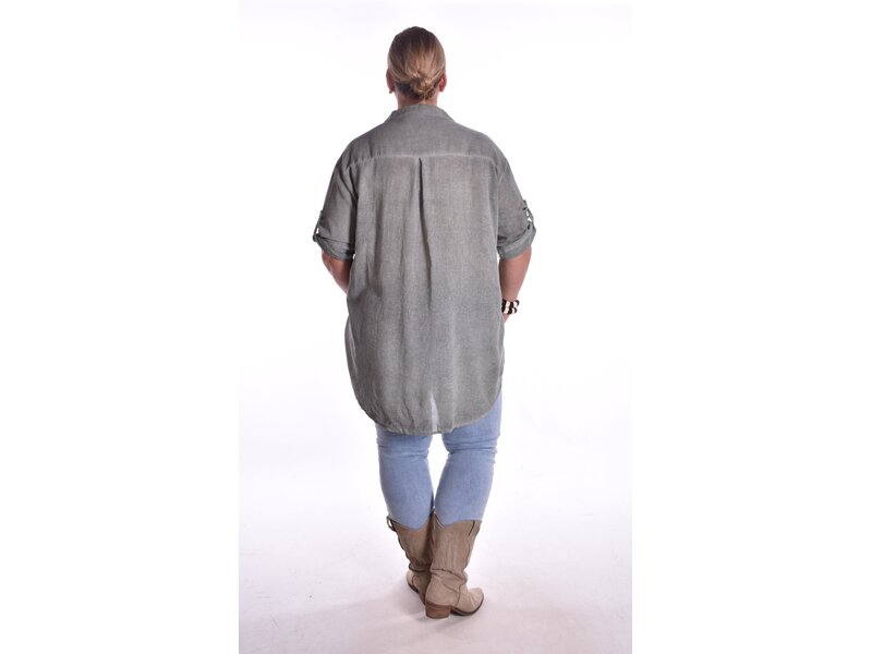 Oversized Blouse - Legergroen