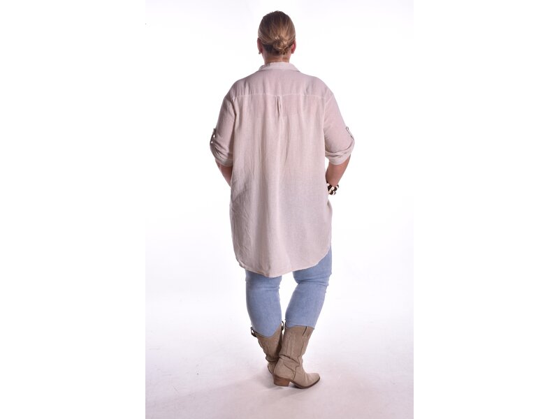 Oversized Blouse - Beige