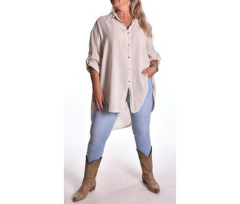 Oversized Blouse - Beige