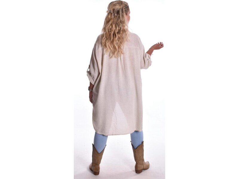 Oversized Blouse - Beige