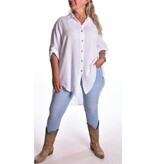 Oversized Blouse - Wit