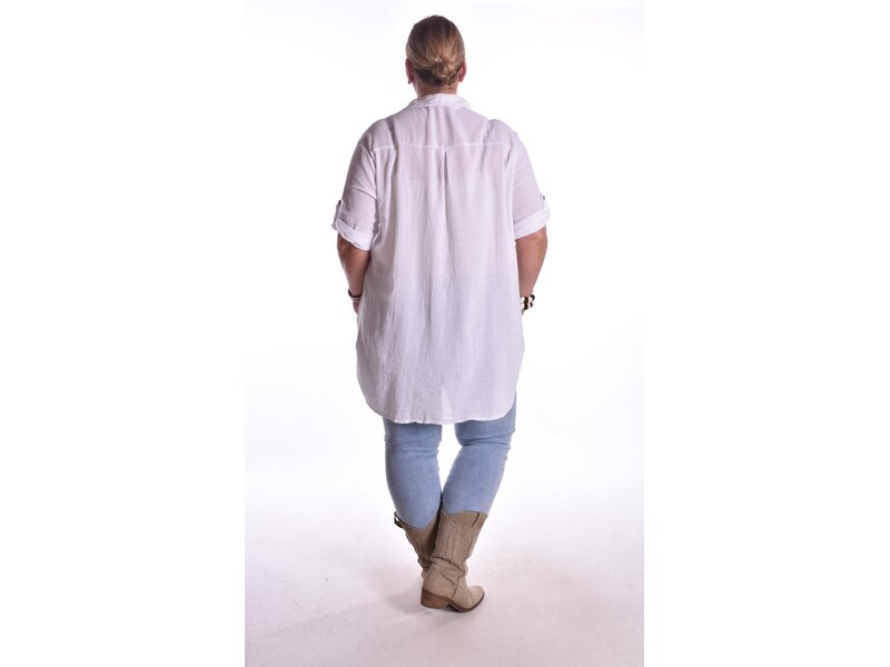Oversized Blouse - Wit