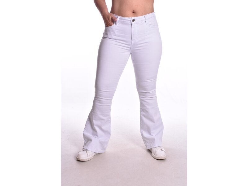 Goodies Flared Jeans  - Wit