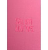 T-shirt Saluti van Mooij - Fluor Roze