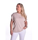T-shirt Saluti van Mooij - Beige