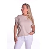 T-shirt Saluti van Mooij - Beige