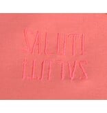 T-shirt Saluti van Mooij - Fluor Koraal