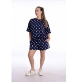 Set Polkadot - Donkerblauw