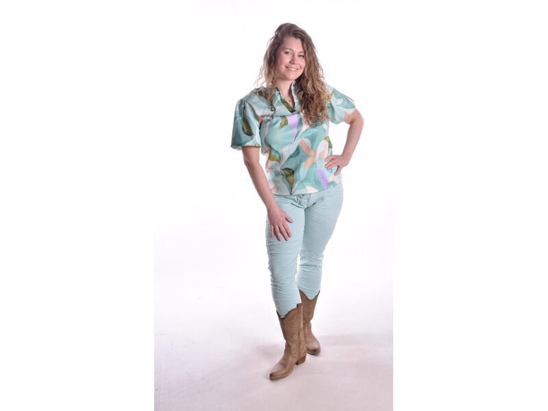 Broek Make My Day  - Aqua