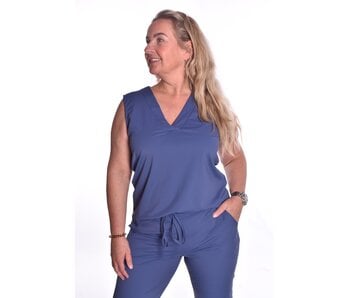 Top Luxe Travelstof Bij Livi - Jeansblauw