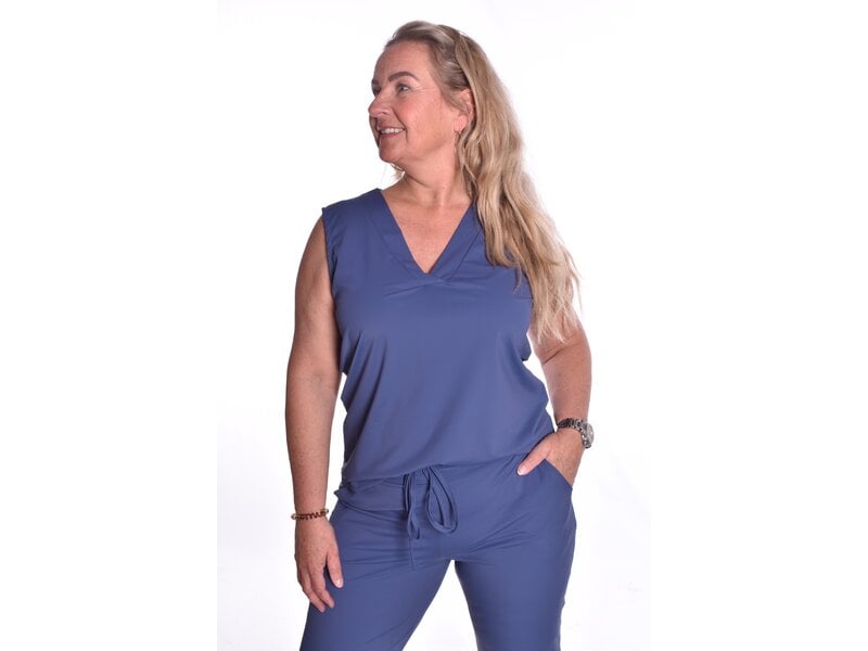 Top Luxe Travelstof Bij Livi - Jeansblauw