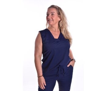 Top Luxe Travelstof Bij Livi - Donkerblauw