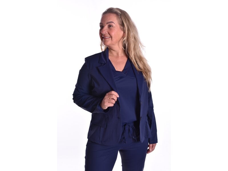 Top Luxe Travelstof Bij Livi - Donkerblauw