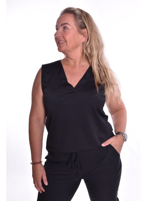 Top Luxe Travelstof Bij Livi - Zwart