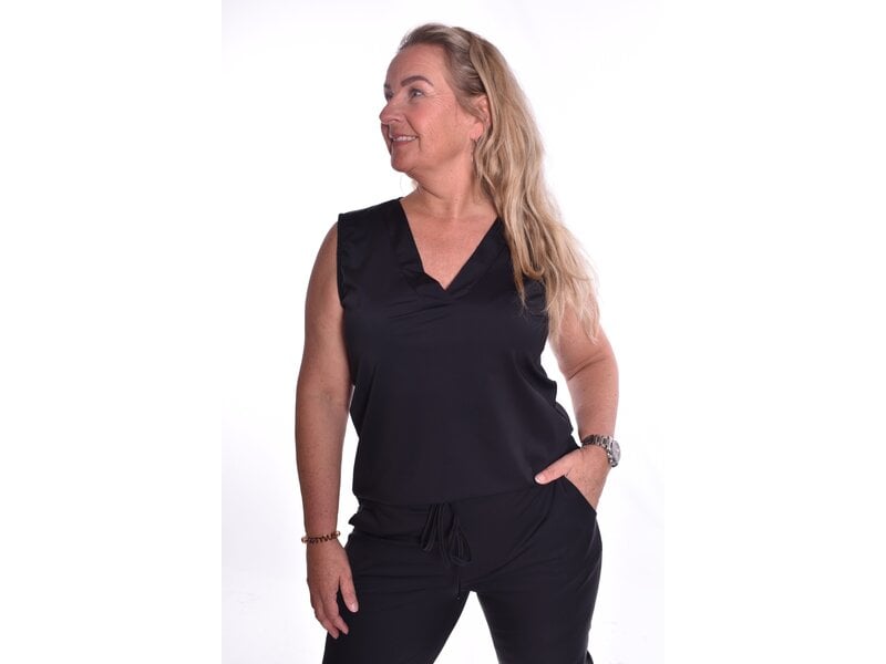 Top Luxe Travelstof Bij Livi - Zwart