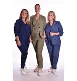 Blazer Luxe Travelstof Bij Livi -Zwart