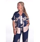 Blouse Palm Springs - Donkerblauw