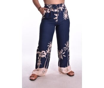 Broek Palm Springs - Donkerblauw