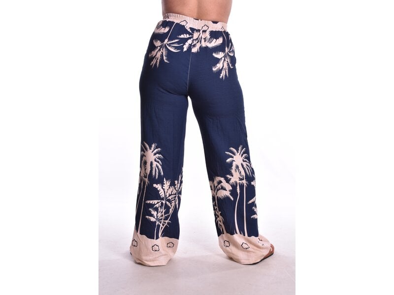 Broek Palm Springs - Donkerblauw