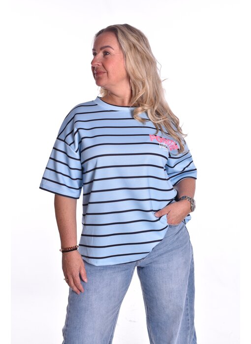 Top Positivo - Lichtblauw