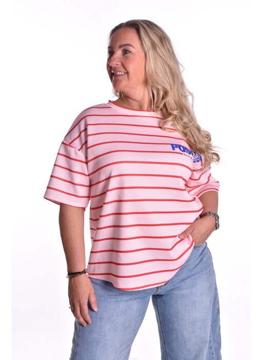 Top Positivo - Rood - Roze