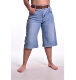 Jeans Bermuda Met Riem - Miss Good