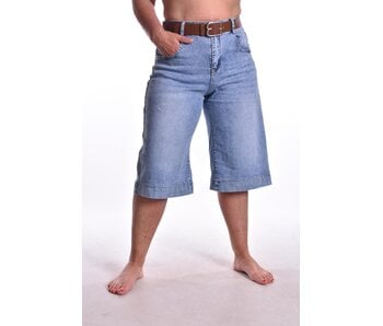 Jeans Bermuda Met Riem - Miss Good