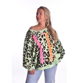 Sweater YEAH! - Appel Groen