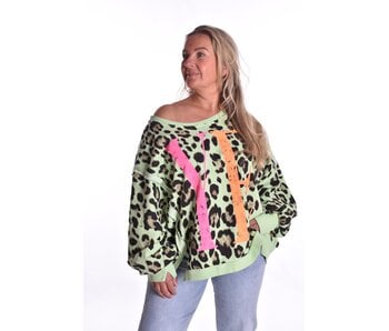 Sweater YEAH! - Appel Groen
