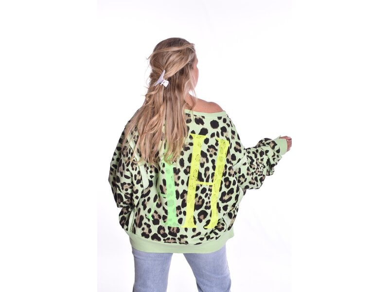 Sweater YEAH! - Appel Groen