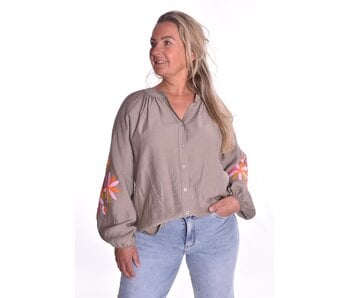 Blouse Stacy - Taupe
