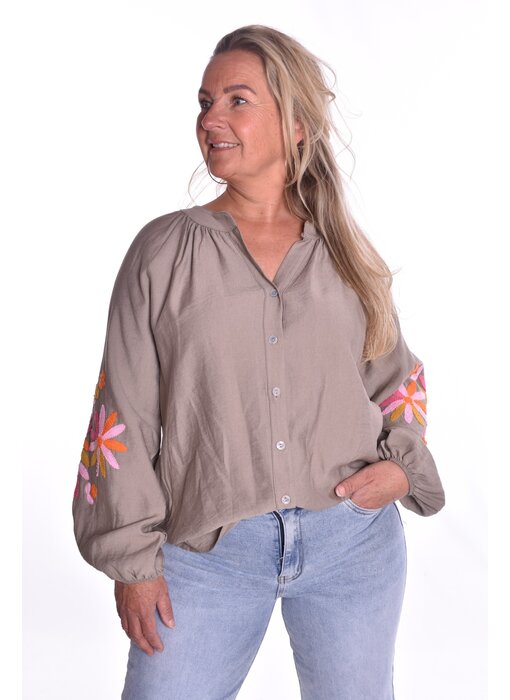 Blouse Stacy - Taupe
