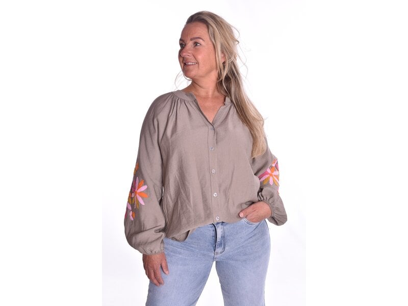 Blouse Stacy - Taupe