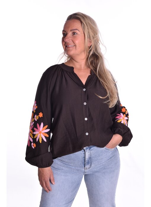 Blouse Stacy - Choco