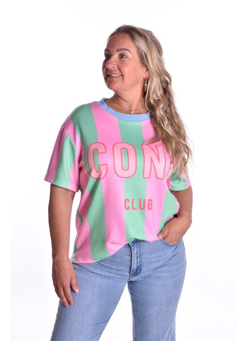 Top Iconic Streep - Groen