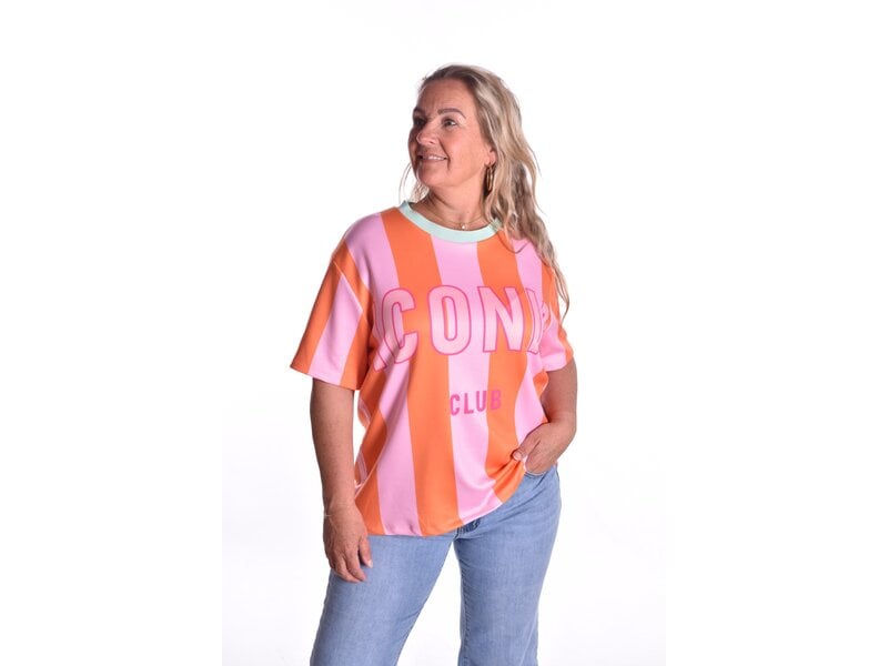 Top Iconic Streep - Oranje