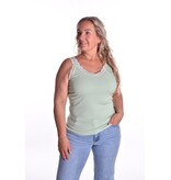 Viscose top Nova  - Lindegroen