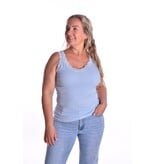 Viscose top Nova  - Lichtblauw
