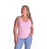Viscose top Nova  - Roze