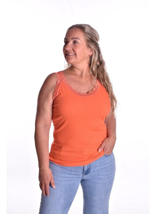 Viscose top Nova  - Oranje