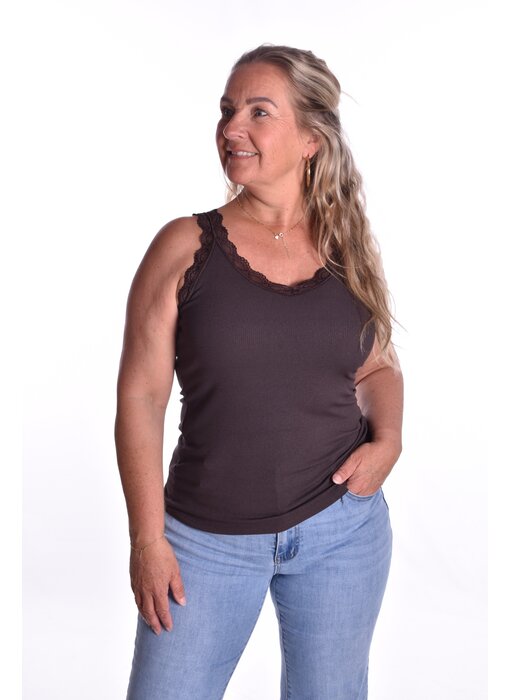 Viscose top Nova  - Choco