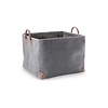 Aquanova Panier de rangement LUBIN Argent Gris-95 (Grand)