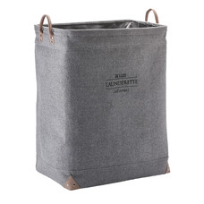 Aquanova Panier à linge LUBIN Gris Argenté-95