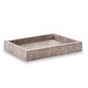 Aquanova Plateau / bol carré CONOR couleur Greige, (gris / beige)