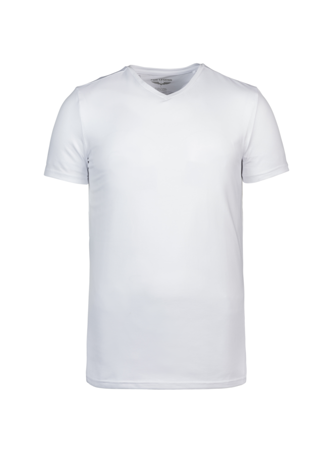 PUW00230 900 PME Legend V-Neck basic t-shirt White