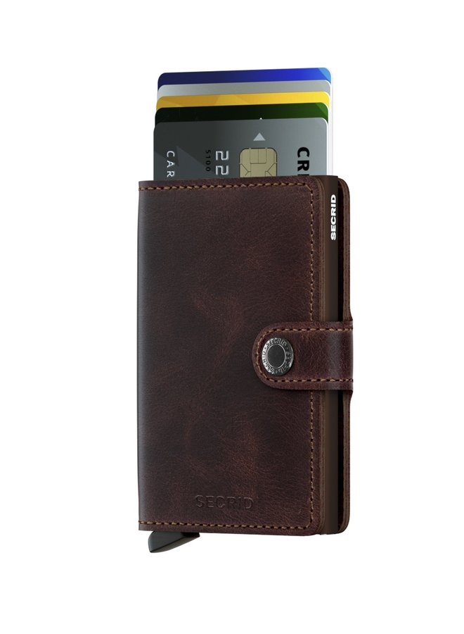 MV  Secrid Miniwallet Vintage Chocolate