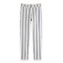170933 5474 Scotch and Soda Lowry - Mid-rise slim striped trousers Blue Pink Stripes